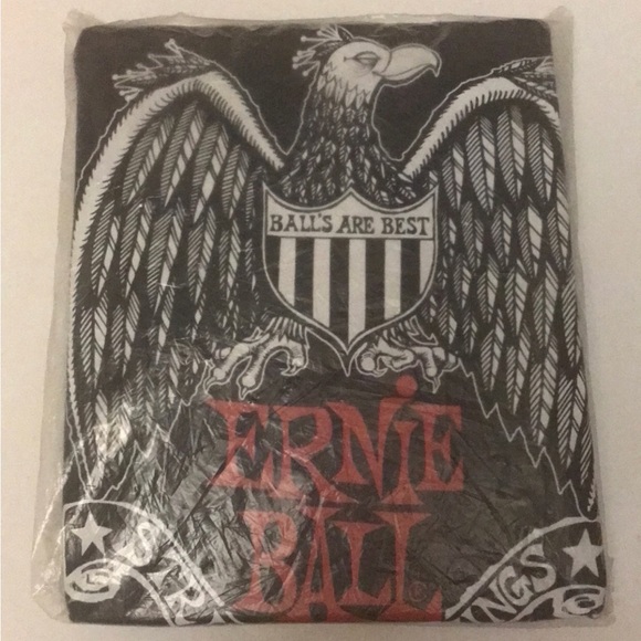 Ernie Ball - Strings and Things Premium (Vintage) Eagle T-Shirt (Large) New - Picture 3 of 3